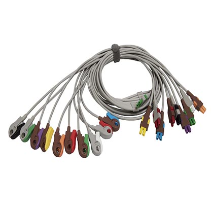 ECG Leadwire Set - Base 10 Grabber - AHA, 1/pack ECG Leadwire Set - Base 10 Grabber - AHA, 1/pack