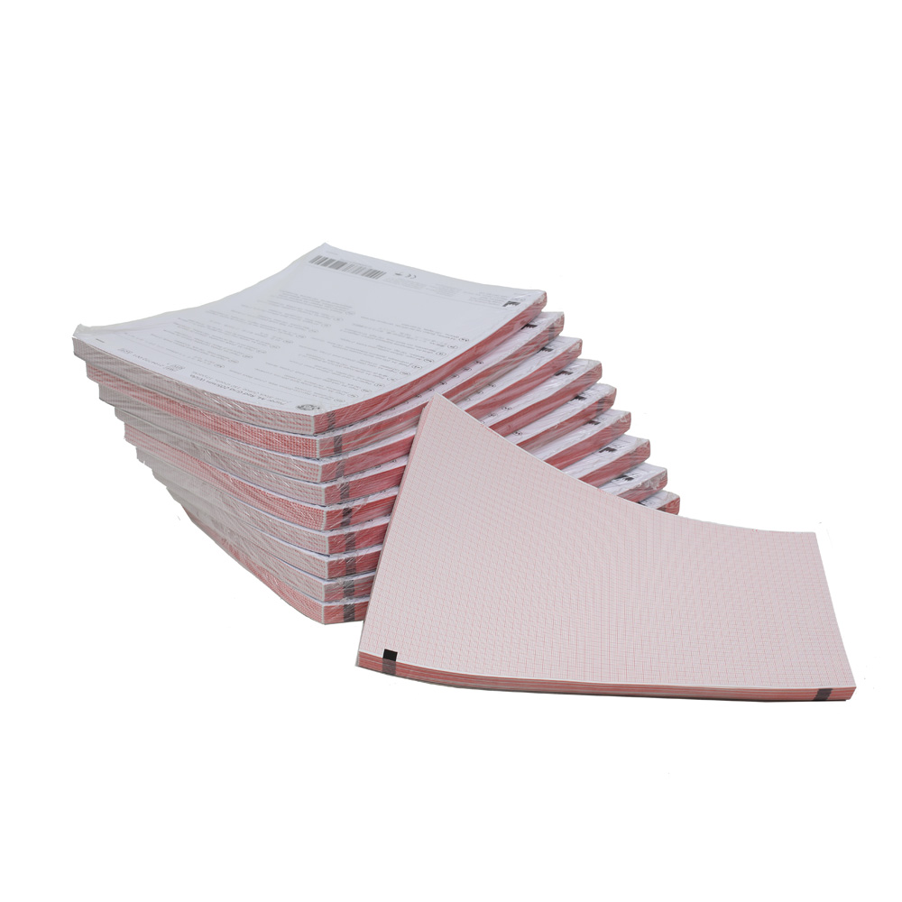 PAPER A4, RED GRID 205MM WIDE, Z-FOLD, BLOCK QUEUE, 150 SHEETS, 10 PACKS PAPER A4, RED GRID 205MM WIDE, Z-FOLD, BLOCK QUEUE, 150 SHEETS, 10 PACKS